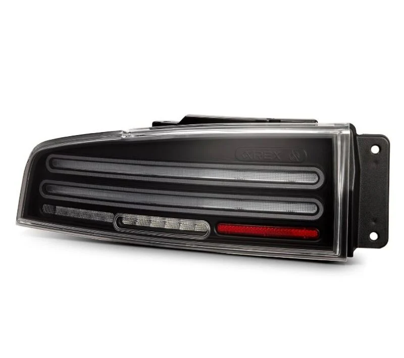 AlphaRex 23-25 Nissan Z Nova-Series Twin-Loop Style Prismatic LED Tail Lights - Black - Image 3