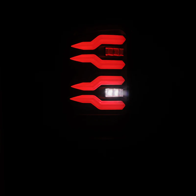 AlphaRex 94-01 Dodge Ram 1500/2500/3500 LUXX-Series LED Tail Lights - Black - Image 3