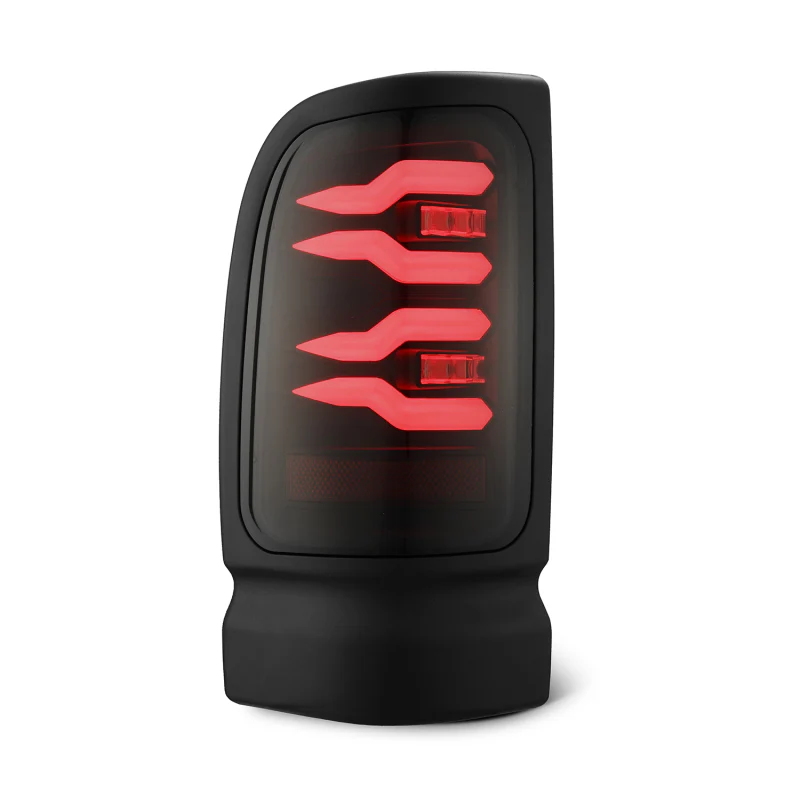 AlphaRex 94-01 Dodge Ram 1500/2500/3500 LUXX-Series LED Tail Lights - Black - Image 5