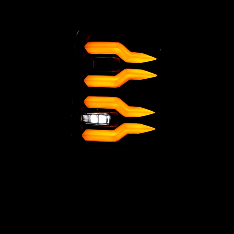 AlphaRex 94-01 Dodge Ram 1500/2500/3500 LUXX-Series LED Tail Lights - Black - Image 6