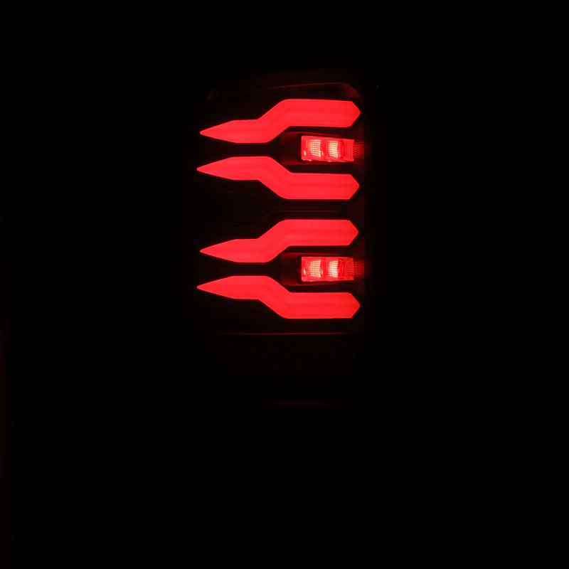 AlphaRex 94-01 Dodge Ram 1500/2500/3500 LUXX-Series LED Tail Lights - Black - Image 8