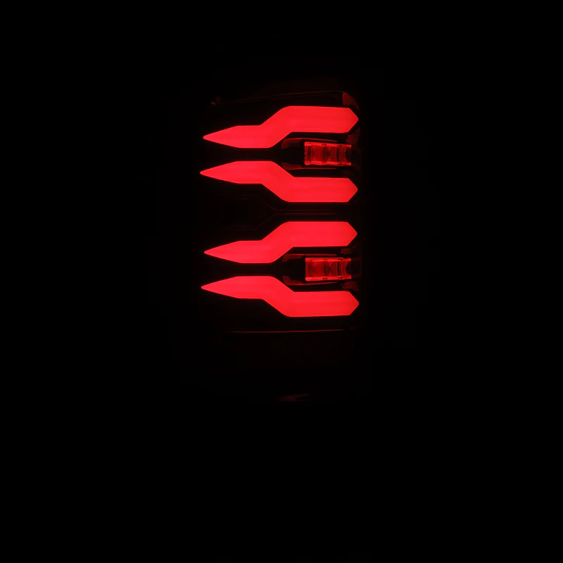 AlphaRex 94-01 Dodge Ram 1500/2500/3500 LUXX-Series LED Tail Lights - Black/Red - Image 3