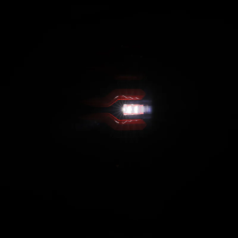 AlphaRex 94-01 Dodge Ram 1500/2500/3500 LUXX-Series LED Tail Lights - Black/Red - Image 4