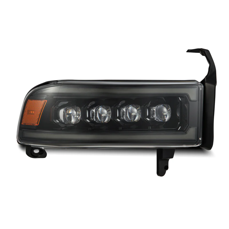 AlphaRex 94-01 RAM 1500 NOVA LED Proj Headlights Alpha-Blk w/Activ Light/Seq Signal/SB DRL - Image 5
