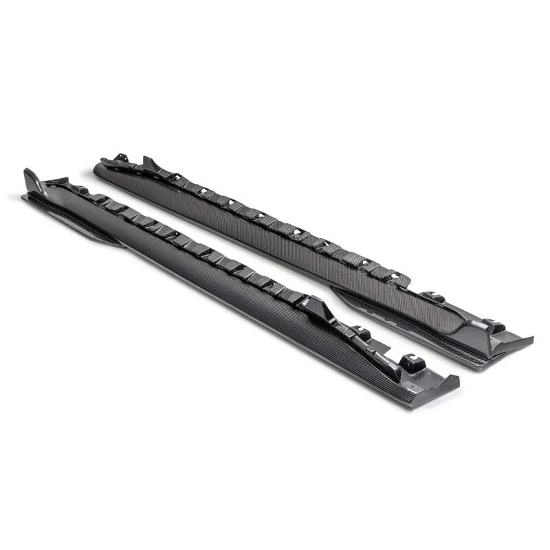 Anderson Composites 2024 Ford Mustang Type-GT5 Carbon Fiber Side Rocker Panel Splitter - Image 4