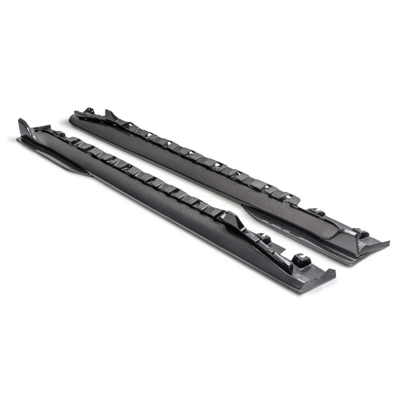 Anderson Composites 2024 Ford Mustang Type-GT5 Carbon Fiber Side Rocker Panel Splitter - Image 5