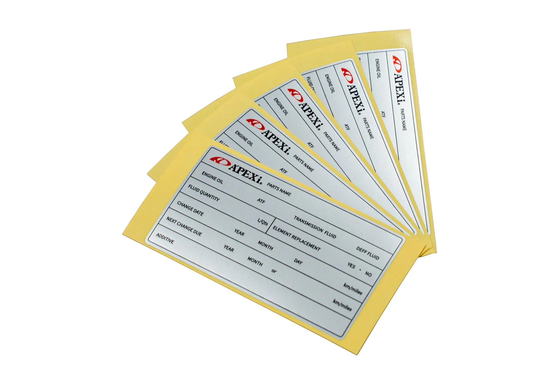 A'PEXi - Fluid Maintenance Sticker