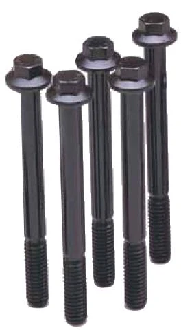 ARP 1/2in -13x2.500 Hex Black Oxide Bolts (5/pkg)