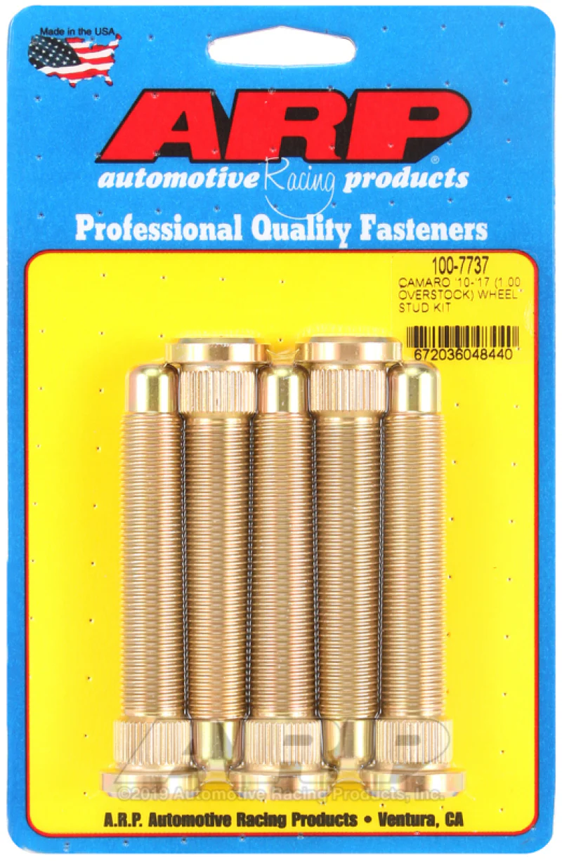 ARP 10-17 Chevrolet Camaro M14 1in Over Stock Length Wheel Stud Kit - Image 2