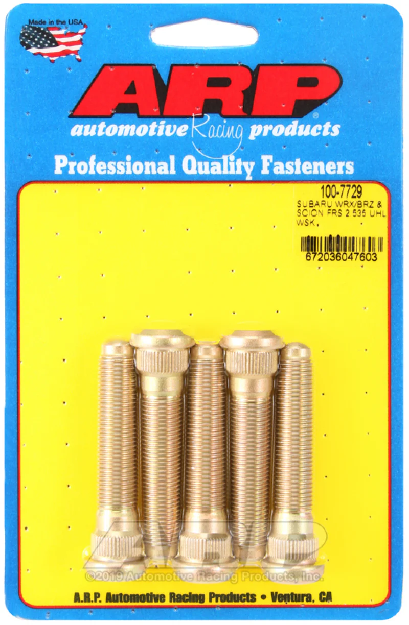 ARP 2015+ Subaru WRX/STI and 13+ BRZ Extended 5 Wheel Stud Kit - Image 3