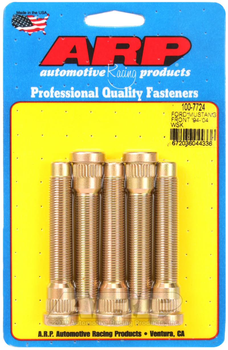 ARP 94-04 Ford Mustang Front Wheel Stud Kit (Set of 5) - Image 2