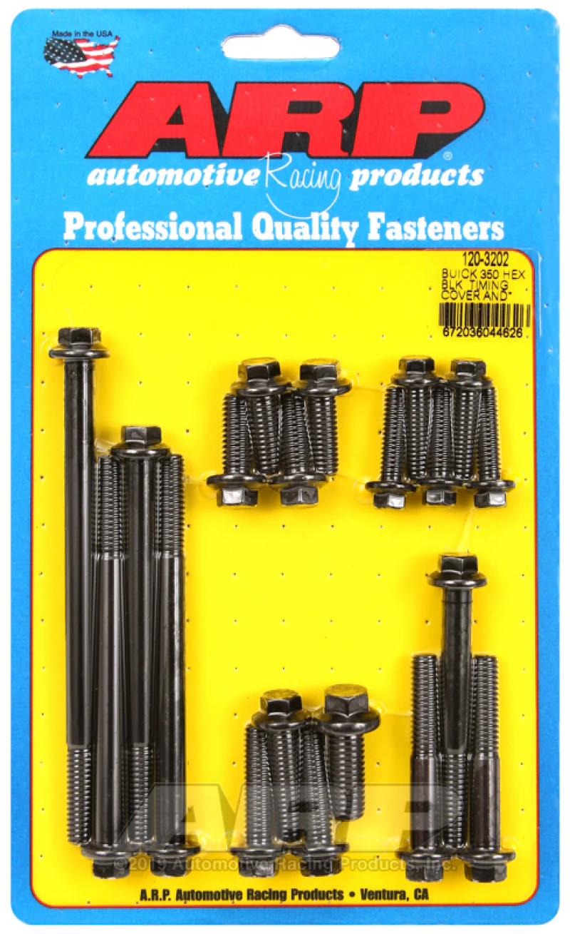 ARP Buick 350 Timing Cover and Water Pump Hex Bolt Kit - Image 2