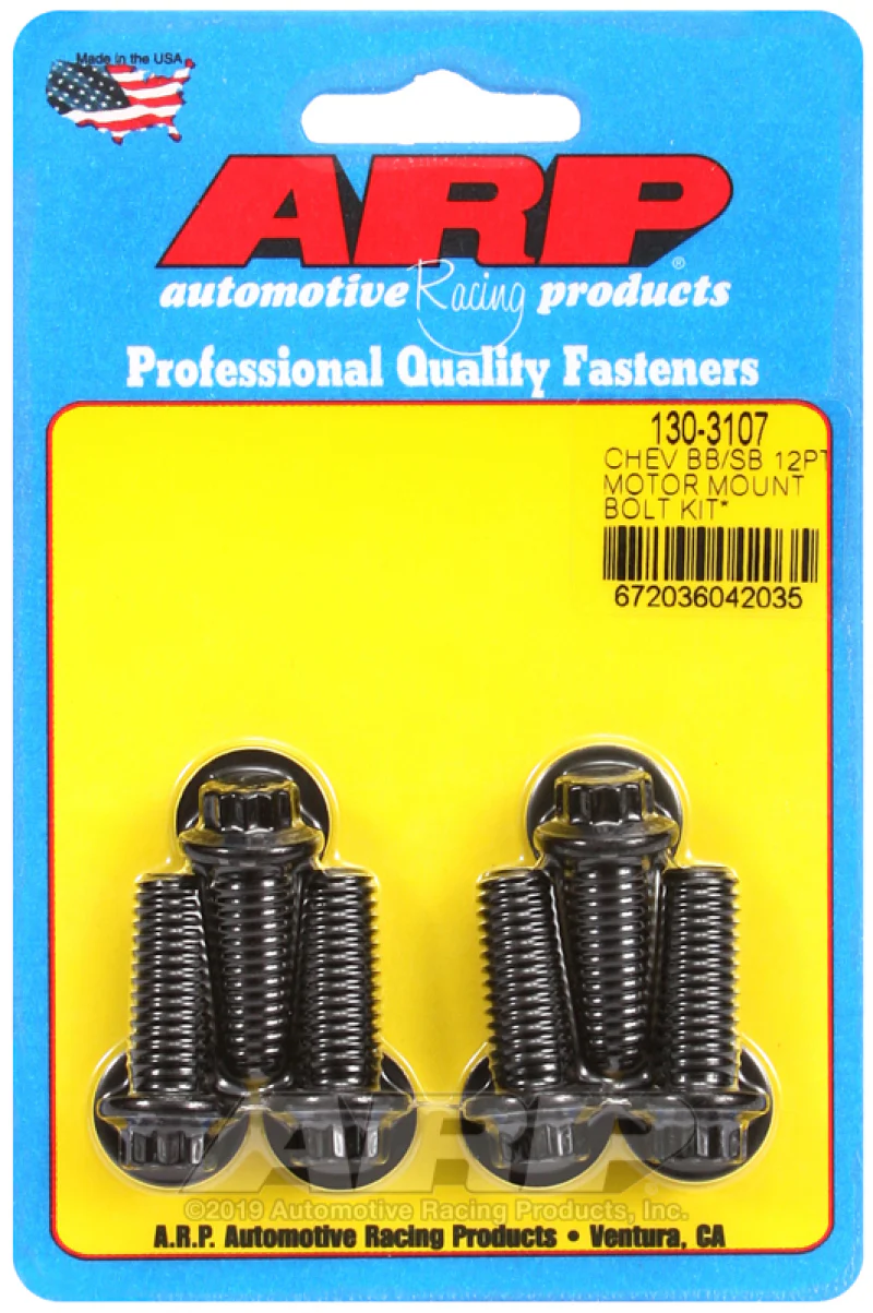 ARP Chevy 12pt Motor Mount Bolt Kit w/ energy suspension Mounts - Image 2