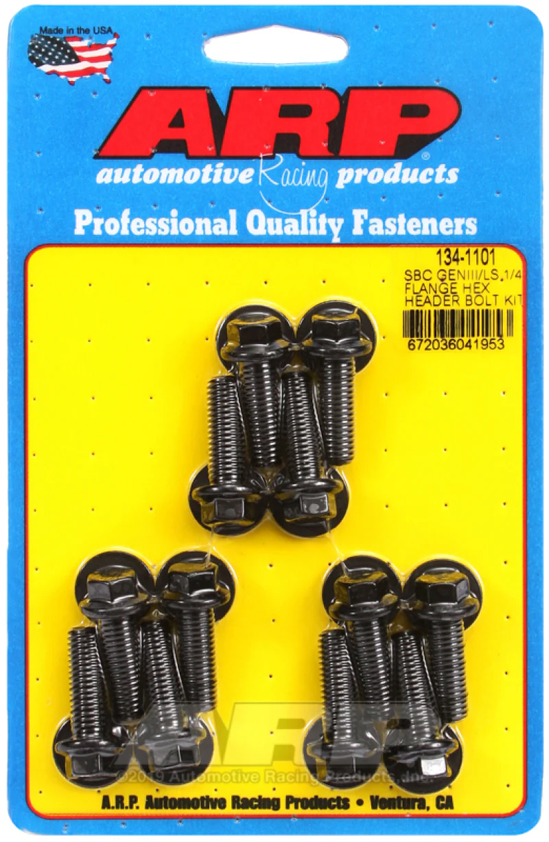 ARP Chevy LS 1/4in Flange Hex Header Bolt Kit - Image 2