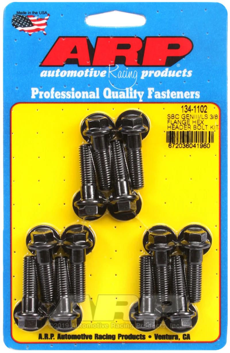 ARP Chevy LS 3/8in Flange Hex Header Bolt Kit - Image 2