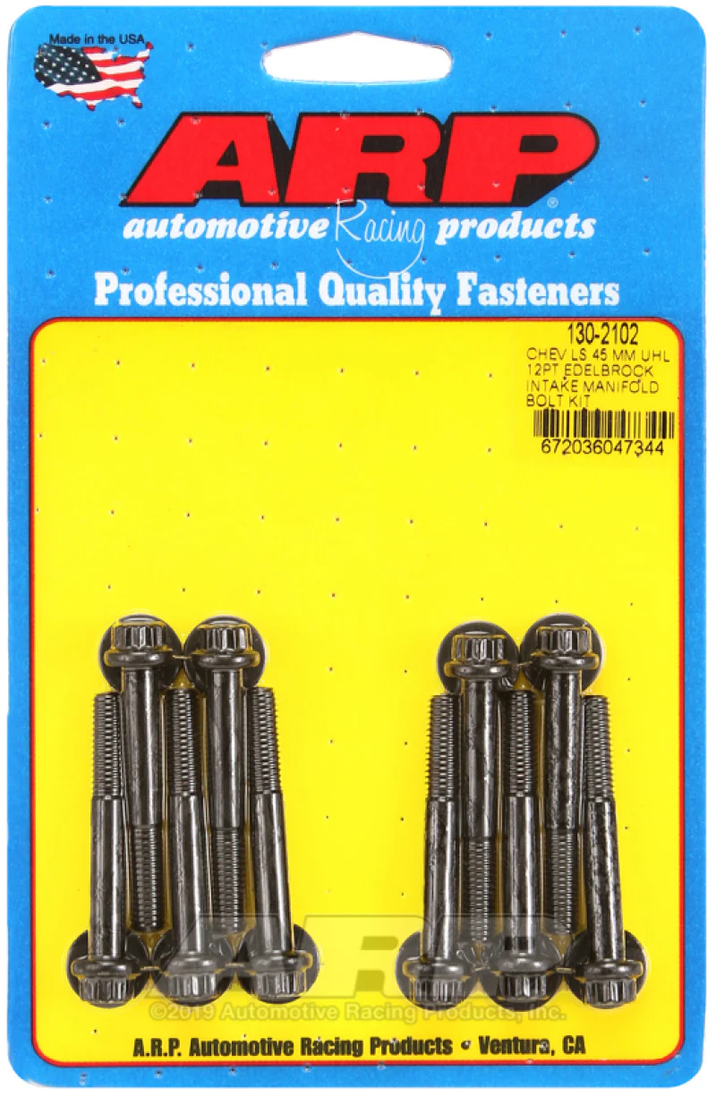 ARP Chevy LS 45mm UHL 12pt Edelbrock Intake Manifold Bolt Kit - Image 2