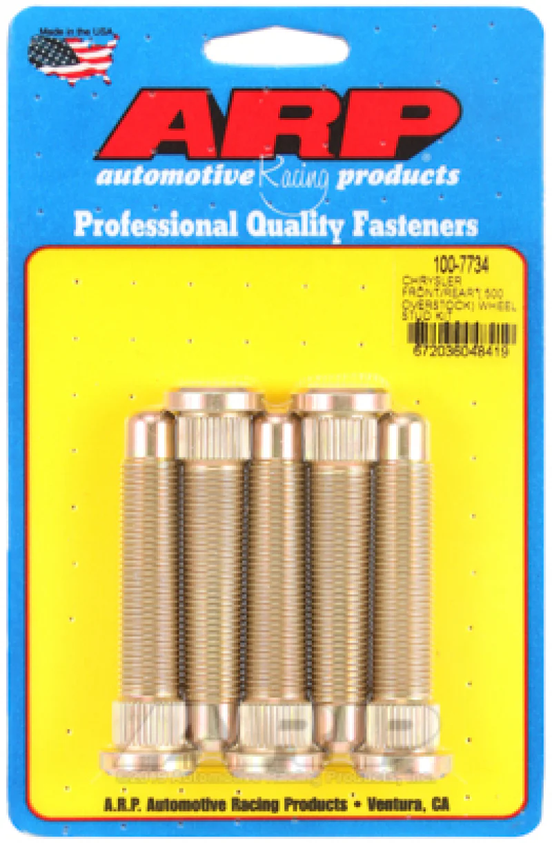 ARP Chrysler Front/Rear M14 .500in Over Stock Length Wheel Stud Kit - Image 2