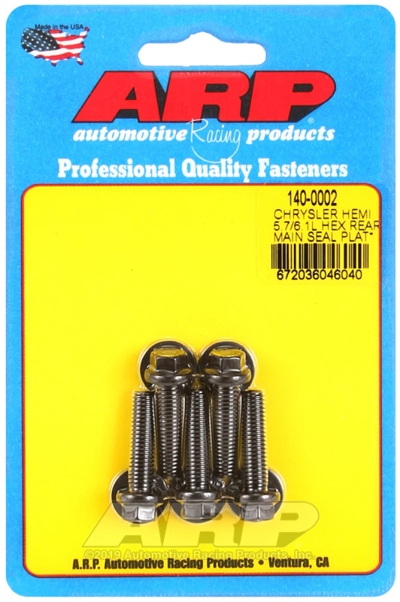 ARP Chrysler Hemi 5.7/6.1L Hex Rear Main Seal Plate Bolt Kit - Image 2