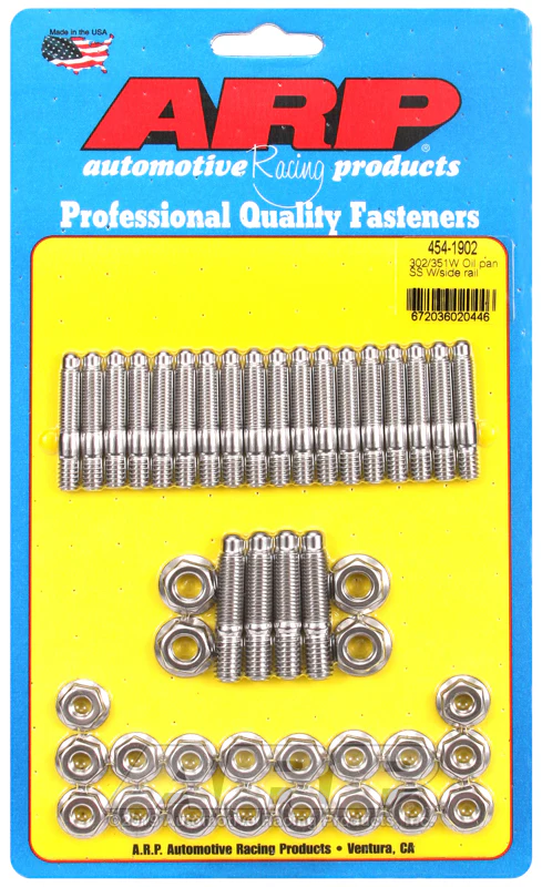 ARP Ford 302/351W Oil Pan Stud Kit w/ Side Rail