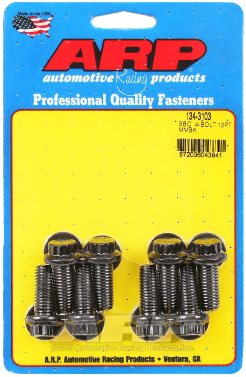 ARP SB Chevy 4 Bolt 12pt Motor Mount Bolt Kit - Image 2