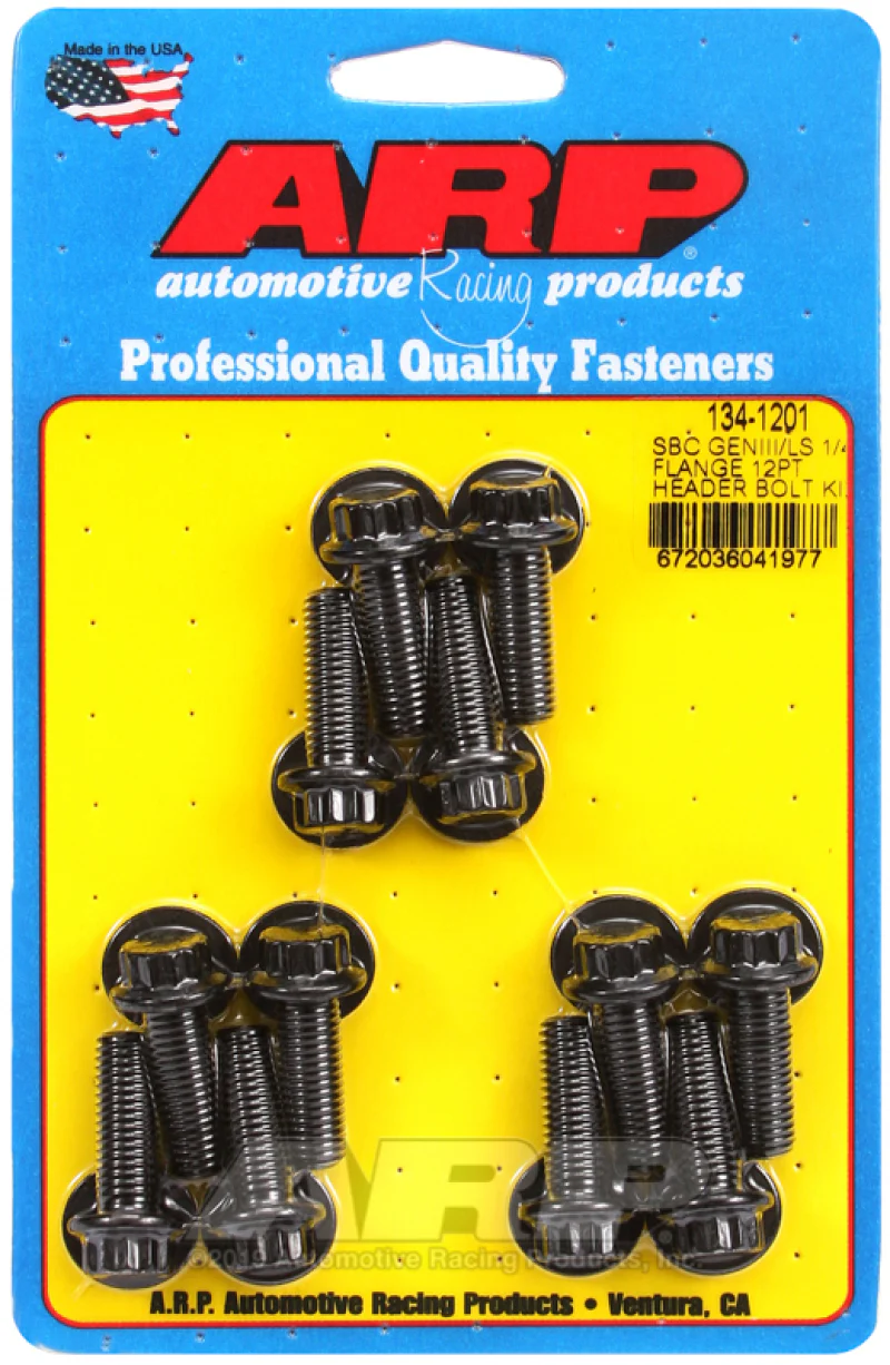 ARP SBC/GENII LS 1/4 Flange 12pt Header Bolt Kit - Image 2