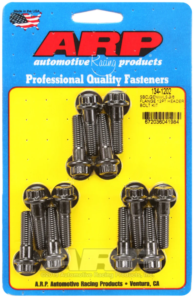 ARP SBC/GENIII LS 3/8 Flange 12pt Header Bolt Kit - Image 2