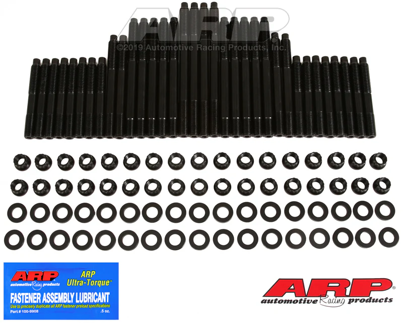ARP SBC w/Brodix,Rodeck alum block w/23A A head production style Head Stud Kit