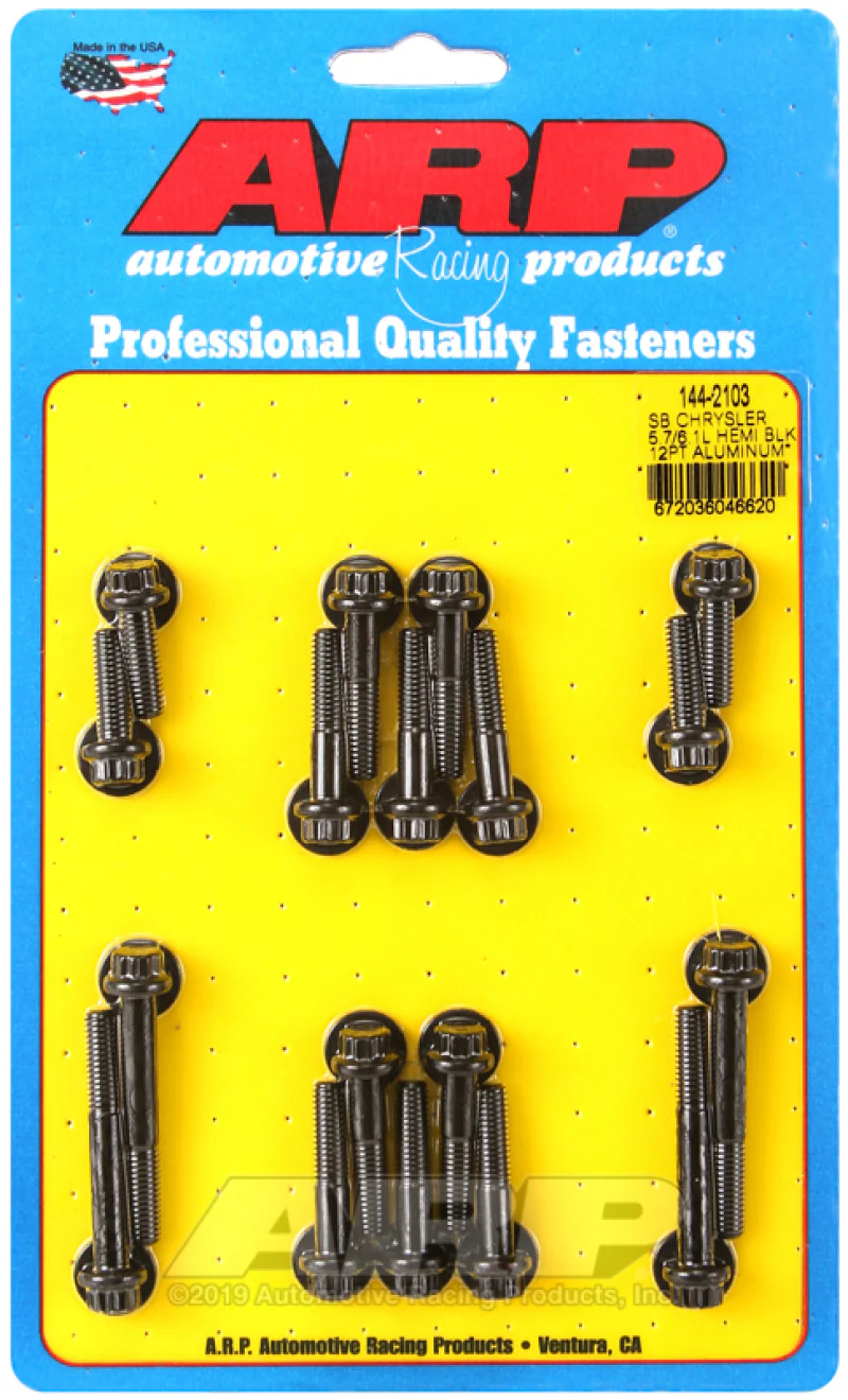 ARP Small Block Chrysler 5.7/6.1L Hemi 12pt Aluminum Intake Manifold Bolt Kit - Image 2