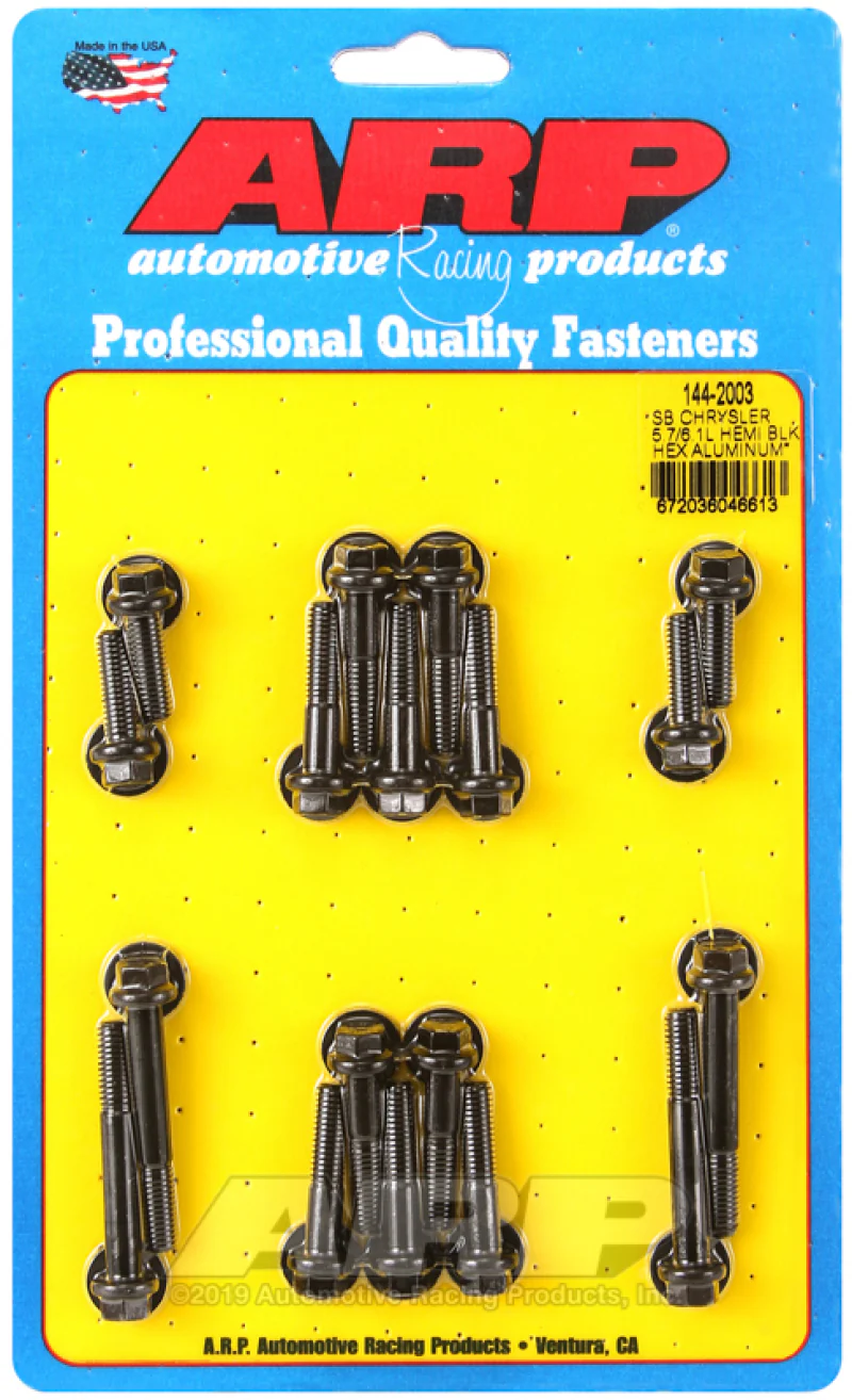 ARP Small Block Chrysler 5.7/6.1L Hemi Hex Aluminum Intake Manifold Bolt Kit - Image 2