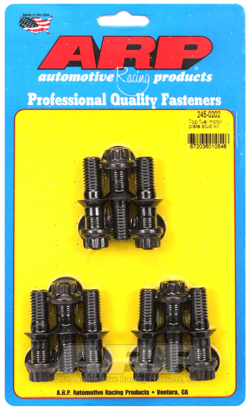 ARP Top fuel motor plate w/1/4in spacer stud kit