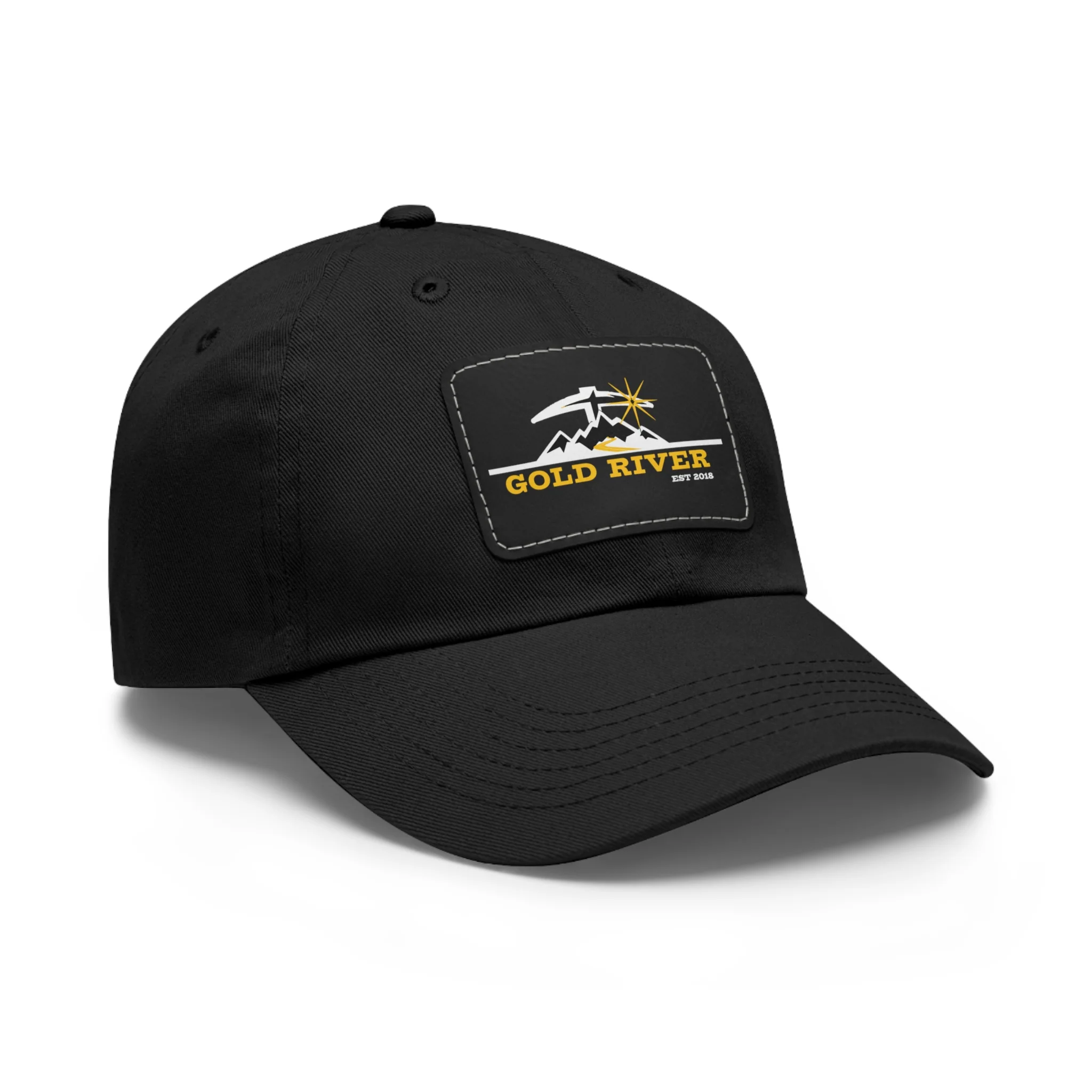 Dad Hat with Leather Patch (Rectangle) - Image 2