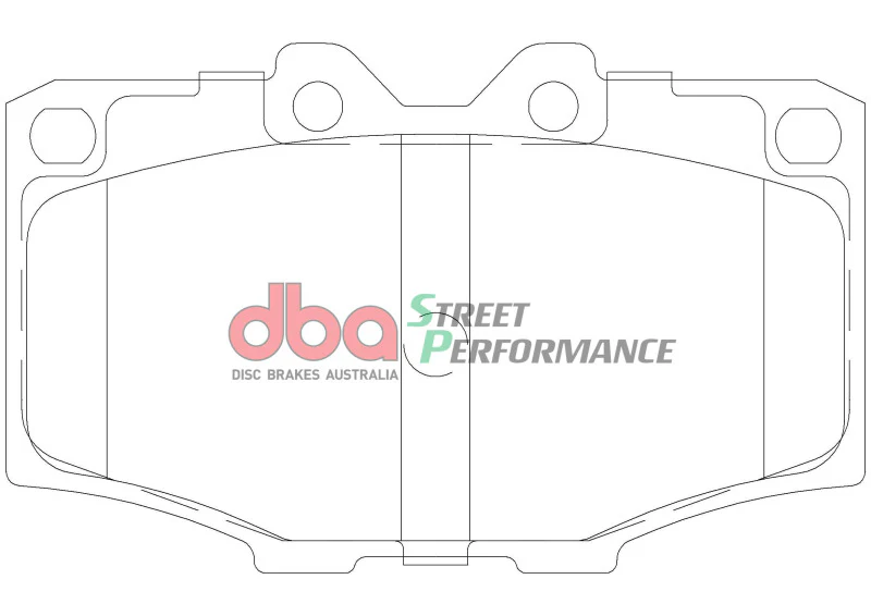 DBA 83-90 Toyota Land Cruiser SP Performance Front Brake Pads - Front - Image 4