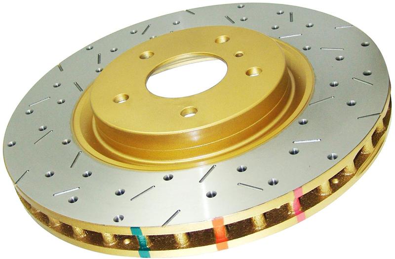 DBA 96-97 Lexus LX 450/ 8/92+ Toyota Landcruiser 80 Series Rear Drilled & Slotted 4000 Series Rotor