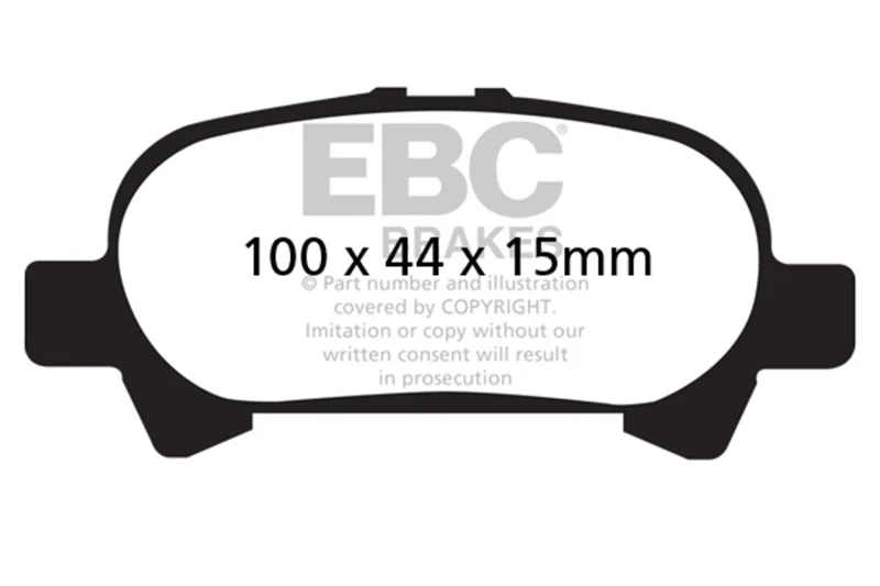 EBC 00-04 Toyota Avalon 3.0 Redstuff Rear Brake Pads