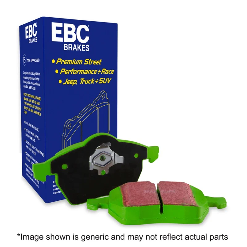 EBC 03-04 Mazda Protege 2.0 Turbo (Mazdaspeed) Greenstuff Front Brake Pads - Image 3