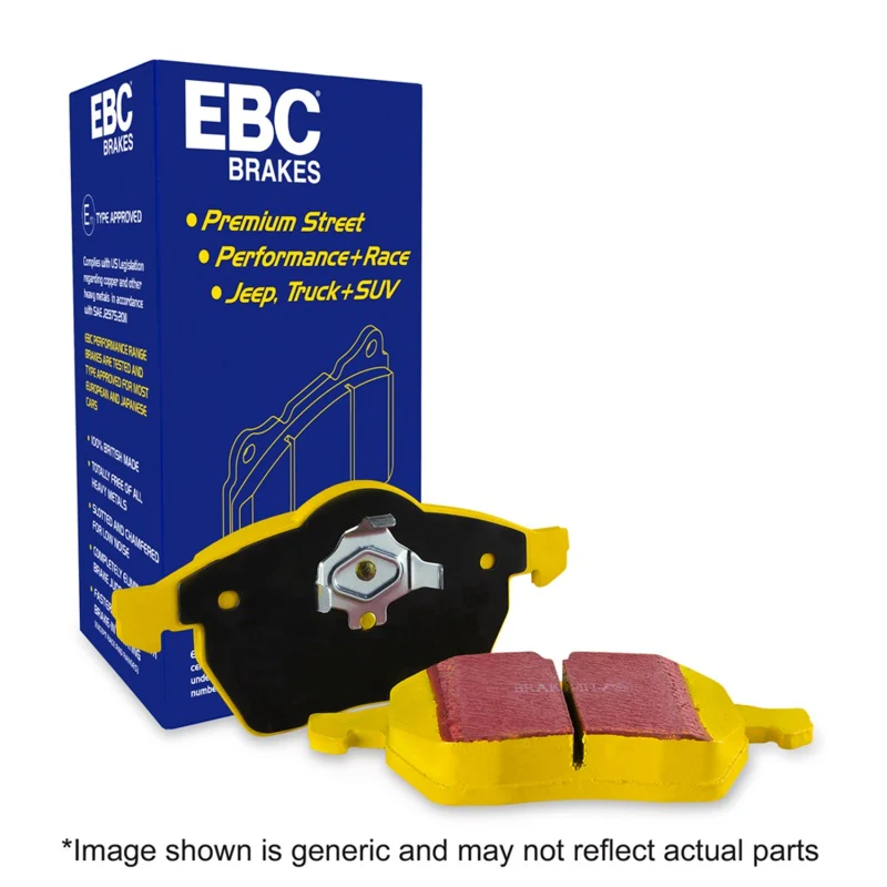 EBC 08+ Ford Econoline E150 4.6 Yellowstuff Front Brake Pads - Image 4