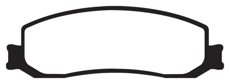 EBC 12 Ford F250 (inc Super Duty) 6.2 (2WD) Yellowstuff Front Brake Pads - Image 2