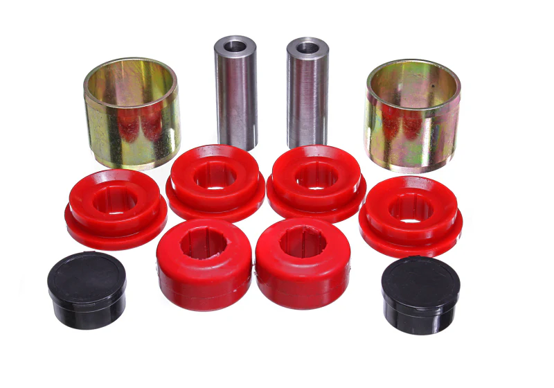 Energy Suspension 15-20 Ford Mustang Front Control Arm Bushing Set - Red - Image 2