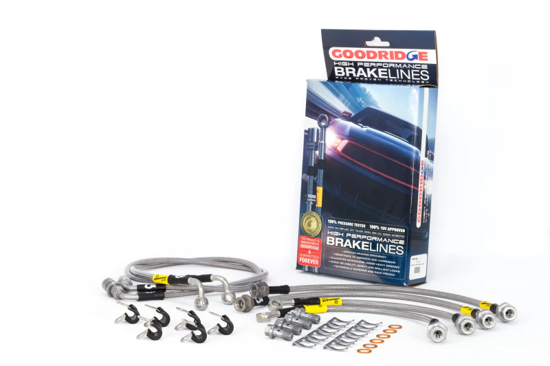 Goodridge 00-06 Chevrolet Tahoe (Rear Disc w/ Stabila Trak) Stainless Steel Brake Line Kit - Image 2