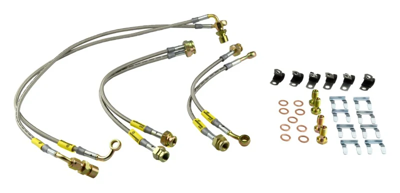 Goodridge 00-06 Chevrolet Tahoe (Rear Disc w/ Stabila Trak) Stainless Steel Brake Line Kit - Image 3