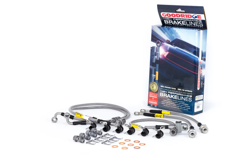 Goodridge 00-06 Chevrolet Tahoe (w/Rear Disc w/o Stabila Trak) Stainless Steel Brake Line Kit - Image 3