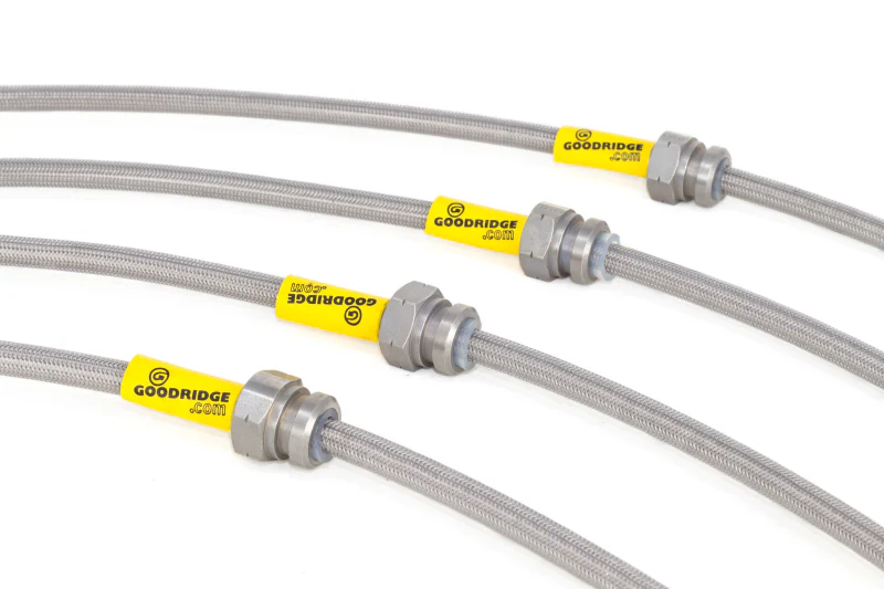 Goodridge 01-03 Mazda Protege 5 / 01-03 Protege (Rear Disc - Inc MP-3/MazdaSpeed) SS Brake Line Kit - Image 4