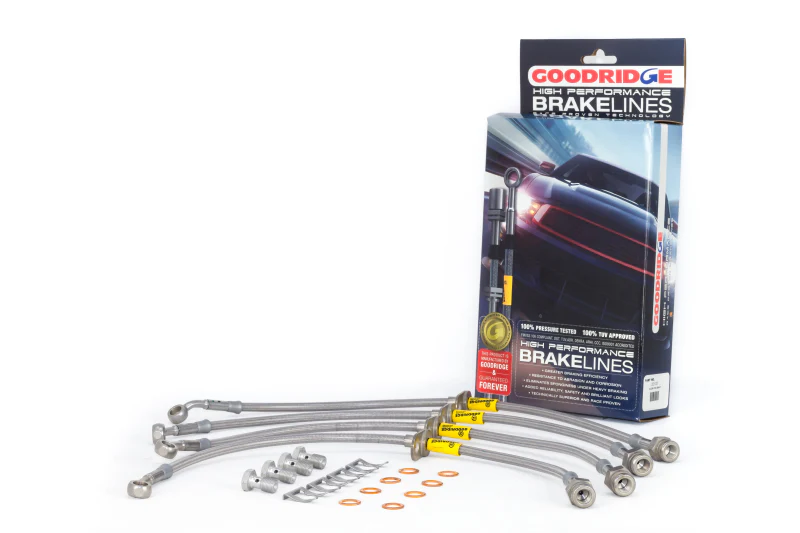 Goodridge 04-08 Acura TSX Stainless Steel Brake Line Kit - Image 2