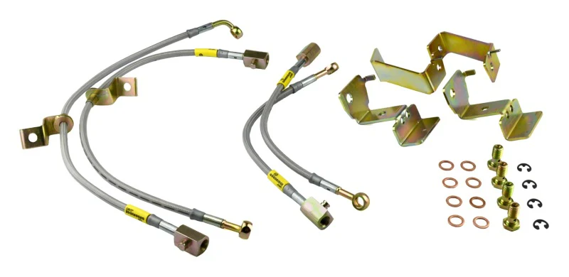 Goodridge 05-14 Ford Mustang (w/ABS) Stainless Steel Brake Line Kit - Image 2