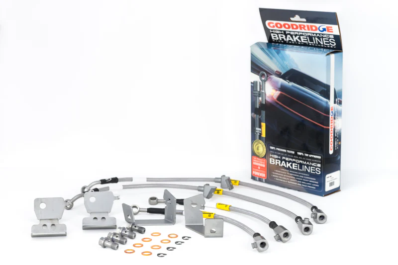 Goodridge 05-14 Ford Mustang (w/ABS) Stainless Steel Brake Line Kit - Image 3