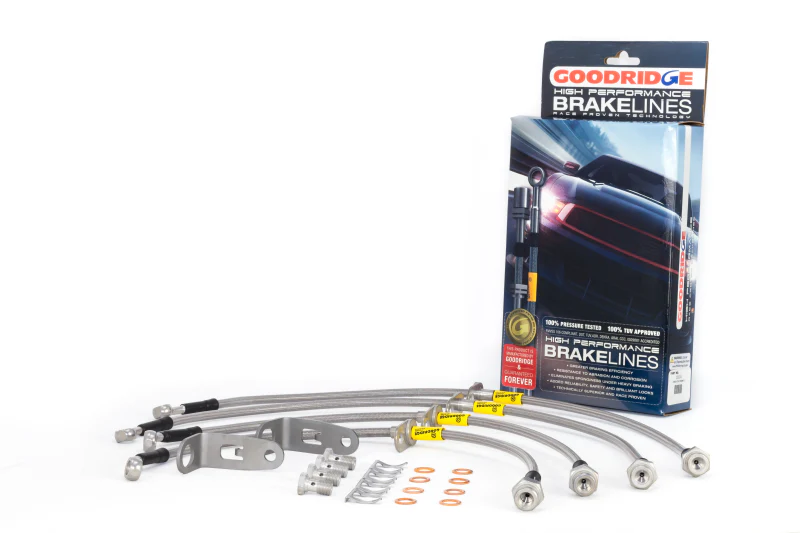 Goodridge 06-11 Honda Civic (Rear Disc Models) Stainless Steel Brake Line Kit - Image 3