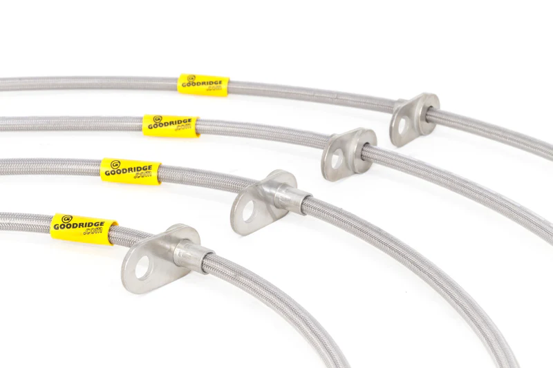 Goodridge 06-11 Honda Civic (Rear Disc Models) Stainless Steel Brake Line Kit - Image 4