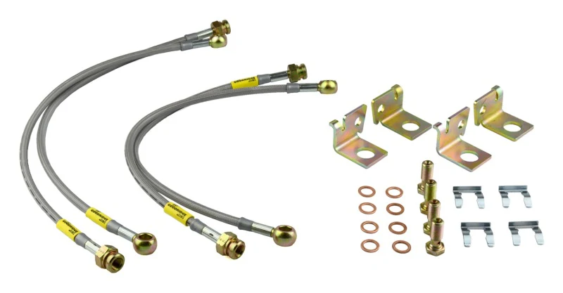 Goodridge 06-13 Chevrolet Corvette Z06/ZR1/Grand Sport Stainless Steel Brake Line Kit - Image 2
