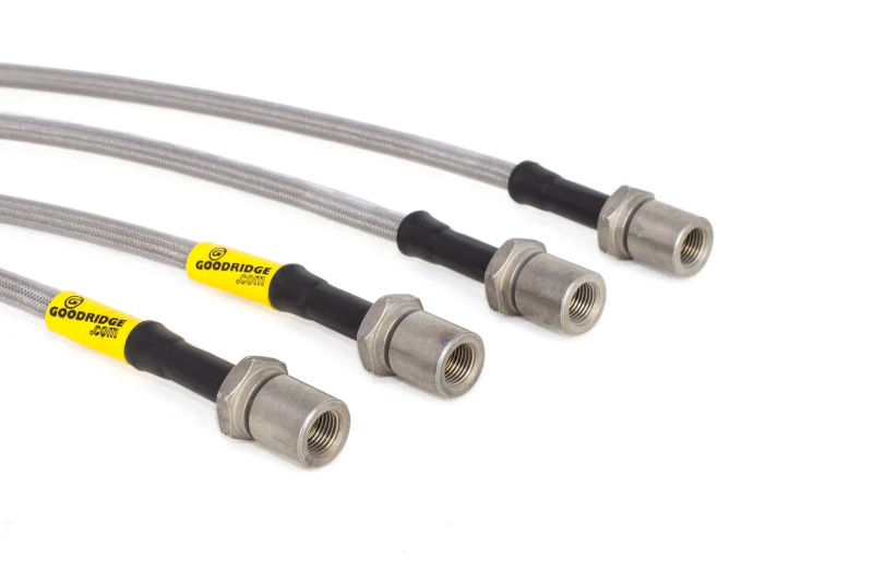 Goodridge 08-14 Subaru STi (w/Brembo Calipers) Stainless Steel Brake Line Kit - Image 4