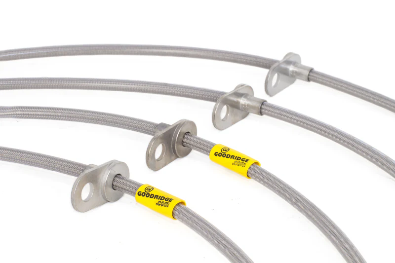 Goodridge 08-14 Subaru STi (w/Brembo Calipers) Stainless Steel Brake Line Kit - Image 7